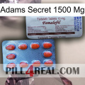 Adams Secret 1500 Mg 36
